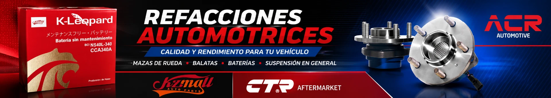 Refacciones Automotrices Banner